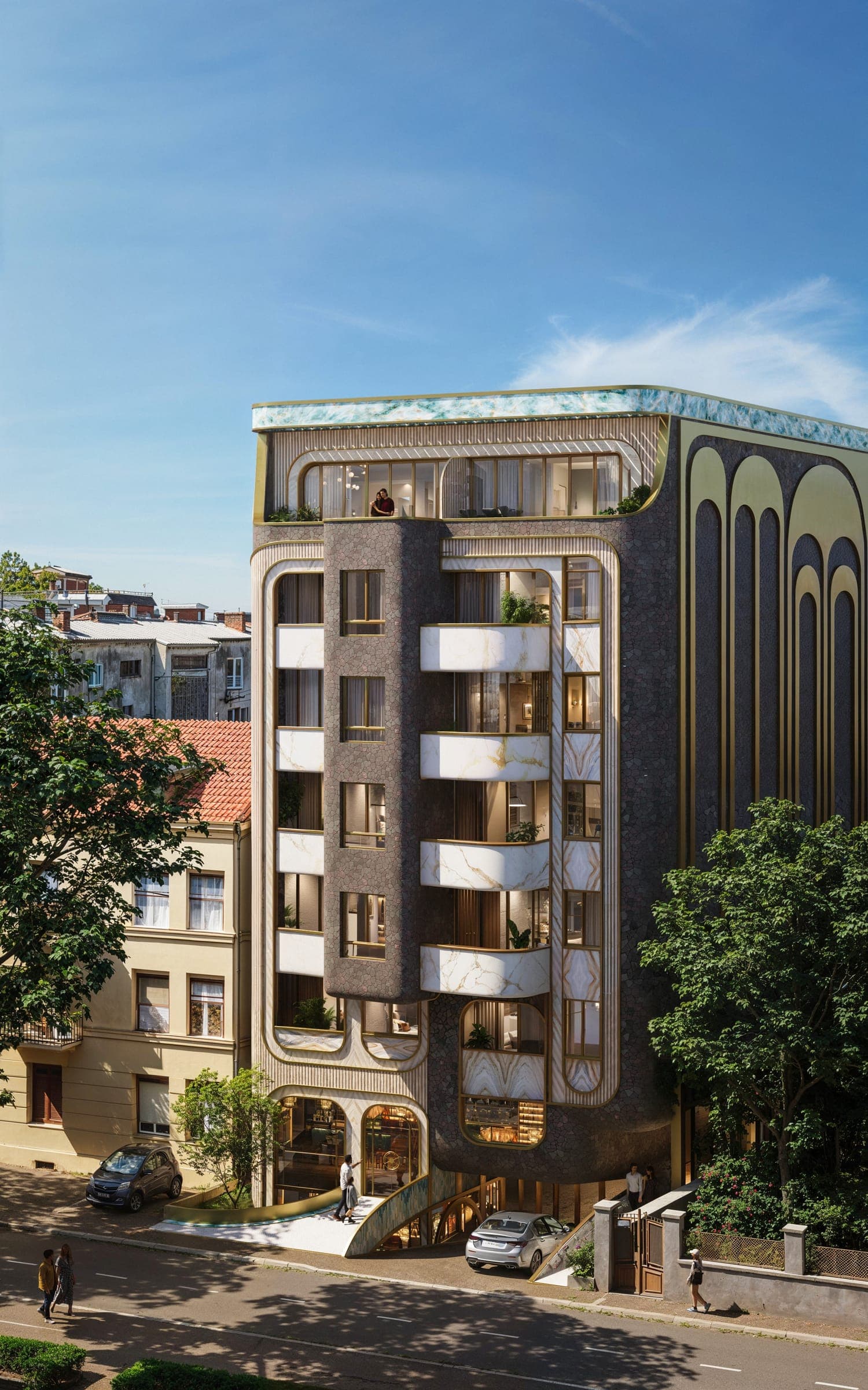 Building facade