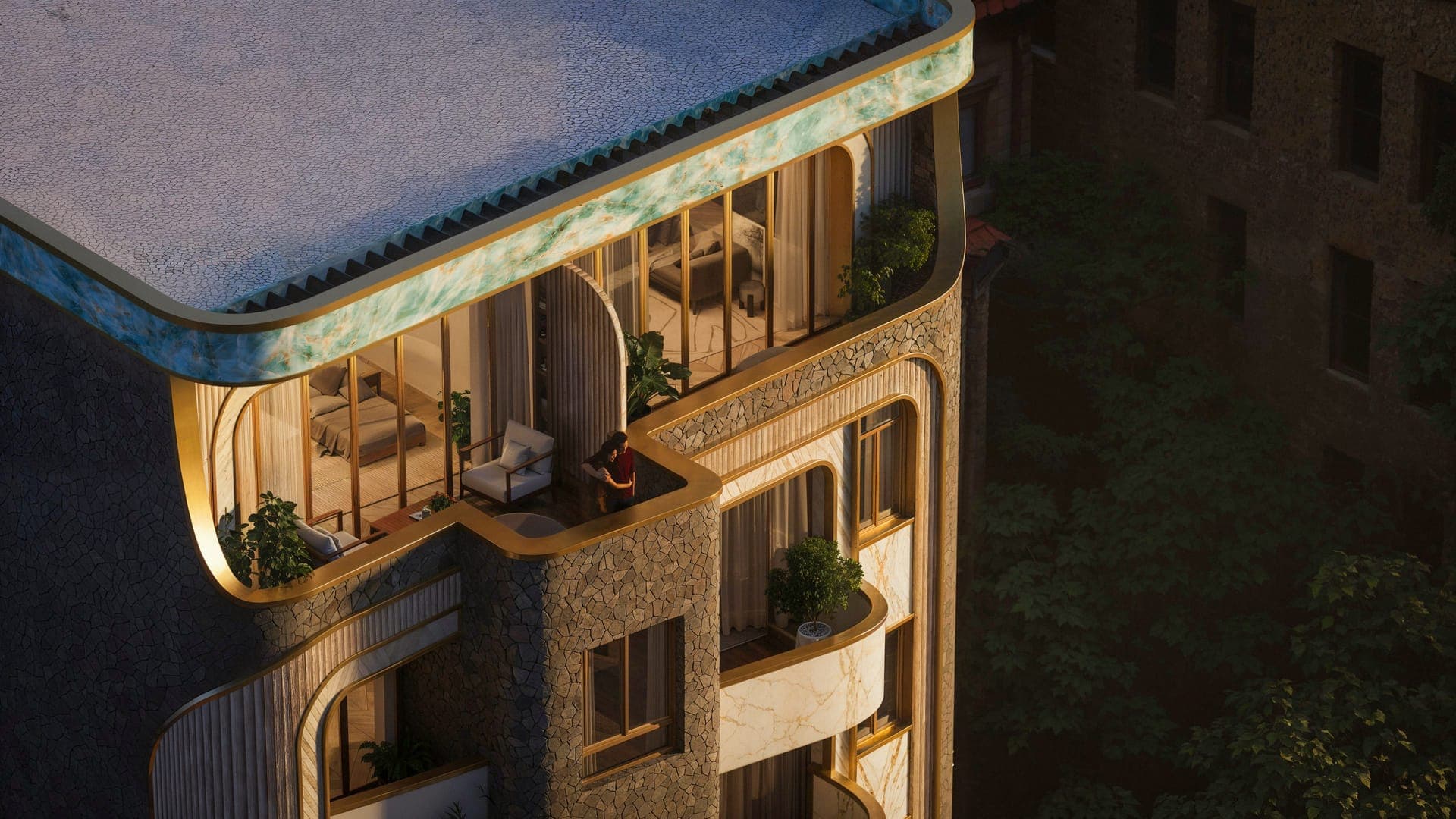 Roof terrace